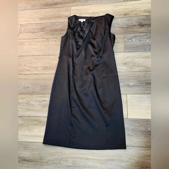 Dress Barn Dresses & Skirts - Dressbarn shiny little black sheath dress